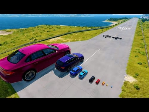 Small & Big car vs Spinners BeamNG.drive #beamngdrive