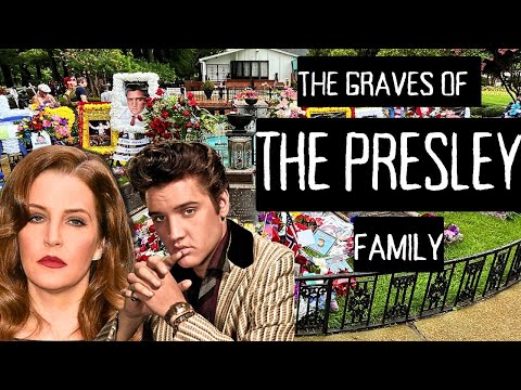 The Graves of Elvis, Lisa Marie Presley & her son Benjamin at the Graceland Meditation Garden