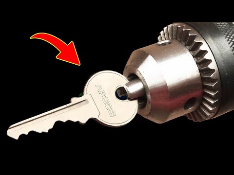 Billions of people don't know this secret😱!! Put an Old Key in your drill and see what happens