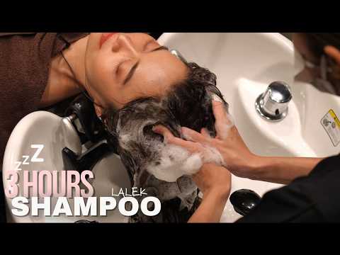 The BEST ASMR Shampoo Sounds for 3 Hours Straight!