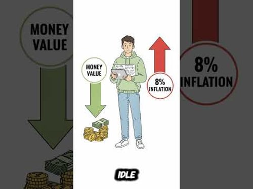 savings cash is risky. here's why?#habitsthatchangeyourlife #finance #money #mindset