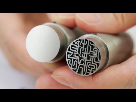印字が浮き出て消える新世代の印鑑を作るプロセス!唯一無二の印鑑「未来印」の製造工程に密着