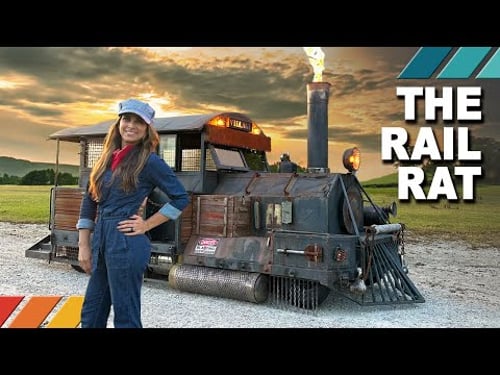THE RAIL RAT: I Drove the Weirdest Diesel Rat Rod Train on the Street Like it Was Normal | EP45