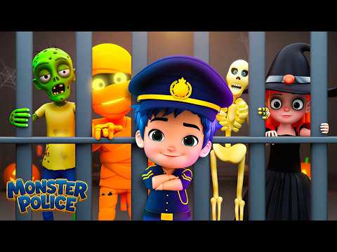 Polisi Monster 🧟🚨 | Lagu Anak-Anak | Kartun Anak Monster