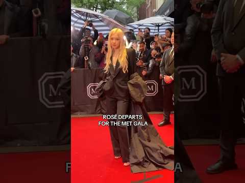 Our number one girl, Rosé ❣️ #MetGala #BlackPink