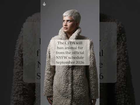 New York Fashion Week Goes Fur Free