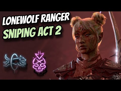 Sniping Act 2 as a Lonewolf Ranger! - Baldur's Gate 3