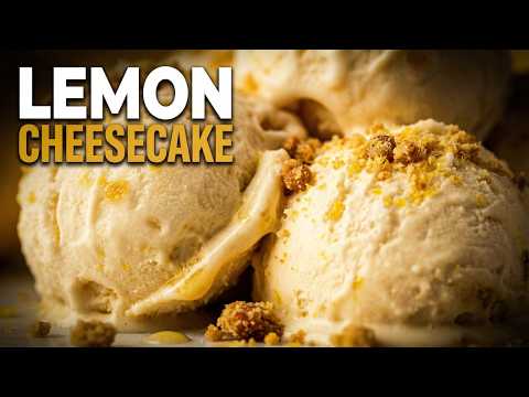 DIY Lemon Cheesecake Ice Cream | Couple's Simple Kitchen Recipe