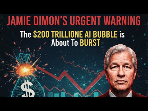 Jamie Dimon: The $200 Trillion AI Bubble is About to BURST (3 Survival Strategies)