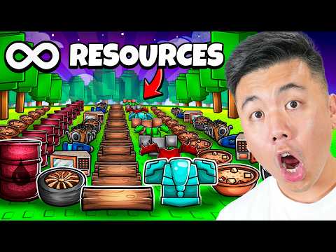 I Started Over With INFINITE Resources in 99 Nights in The Forest!