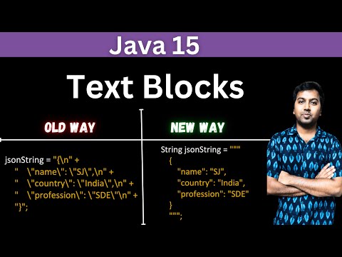Java 15: Text Blocks