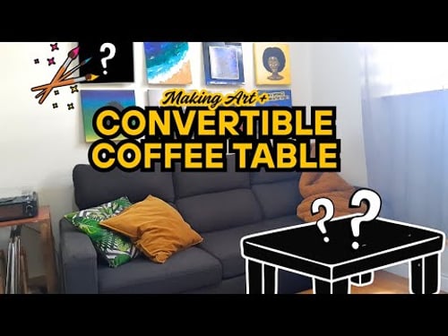 First DIY of 2026 - Convertible Coffee Table