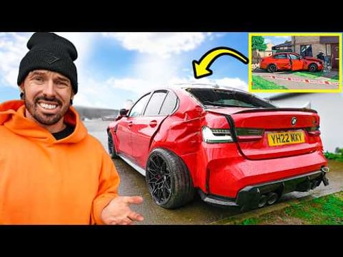 REBUILDING A WRECKED BMW M3 THAT CRASHED INTO A HOUSE