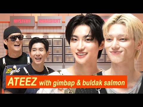 ATEEZ in the kitchen! A bit of Lemon Drop on the menu 🍋 | Joon & Brian BYOB #ATEEZ