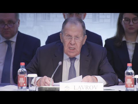 Лавров. Круглый стол по Украине