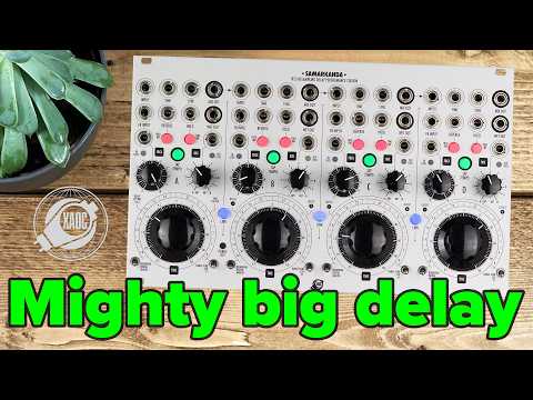 Xaoc Devices Samarkanda | Mega quad delay & looper for Eurorack