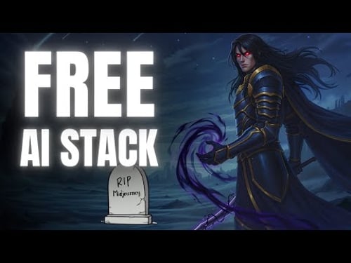 I Canceled Midjourney. This "Developer Stack" is Free (Faceless YouTube)
