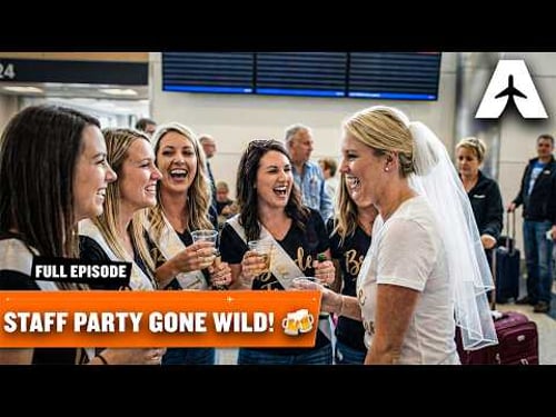 STAFF PARTY GONE WILD! 🍻 Supervisors Drunk at Work? & Vegas Bachelorette CHAOS! | Airline US