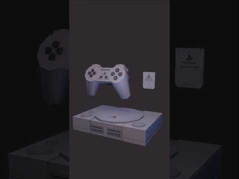 Low poly PS1 in Blender #ps1 #blender #retrogaming