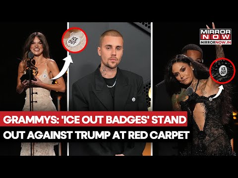 Grammys: 'ICE OUT' Pins Stand Out Against Trump| Justin Bieber To Kehlani Who All Voiced Support?