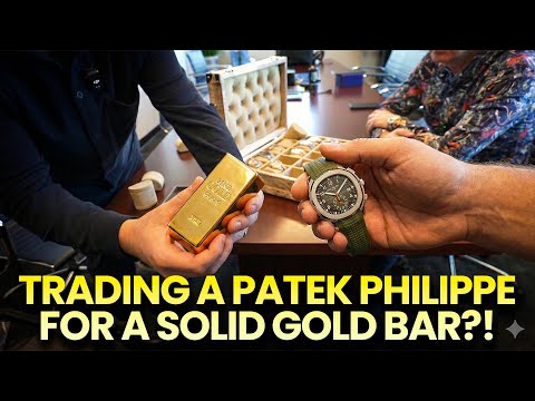 Trading A Patek Philippe Aquanaut For SOLID GOLD!