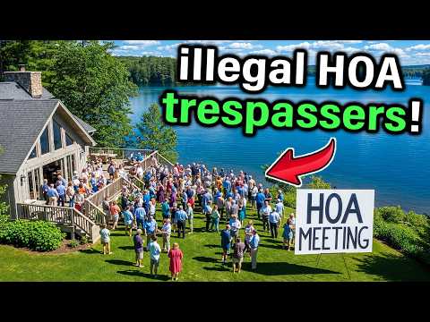HOA Designates My Lake As Public HOA Property, Hosts 60 Person Meeting On My Land!