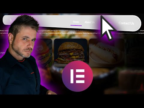 How to Create a Blurry Header & Glowing Hover Effect in Elementor - Easy Wordpress Tutorial