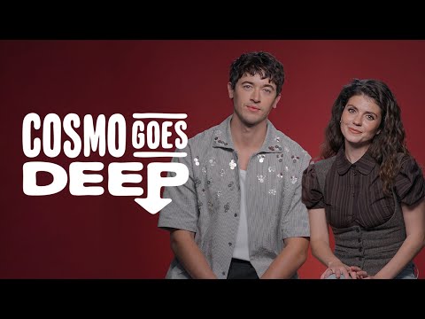 Tom Blyth & Emily Bader Share What Fans Didn’t See in People We Meet On Vacation | Cosmo Goes Deep