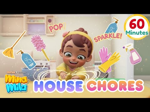 🧹 Kids Cartoon | Mina & Mila 🎞️House chore! | From the Makers of Omar & Hana | Durioo+
