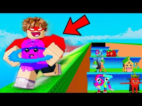 Trolling YouTuber With INFINITE SPEED In Escape Tsunami For Brainrots!!