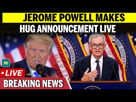 🔴Jerome Powell LIVE | Fed Chair Announces New Interest Rate Decision | FOMC Meeting | U.S Market