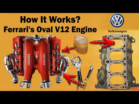 NEW Ferrari’s Oval V12: VW Oval Pistons | Tank Tech | Torch Ignition!