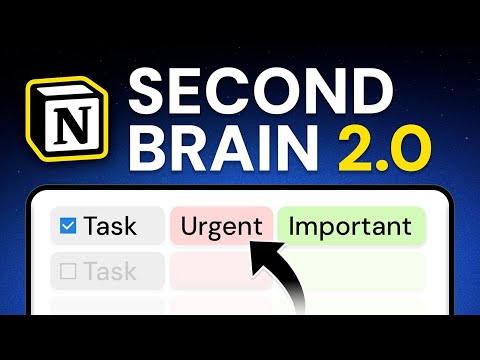 My Ultimate Notion Second Brain for Productivity (Full Tour)