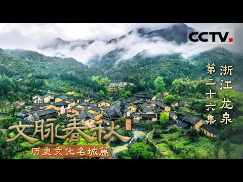 《文脉春秋》26 浙江·龙泉:它因青瓷扬名世界 水路通达四海 尽显千年雅韵与侠骨柔情!——历史文化名城篇【CCTV纪录】