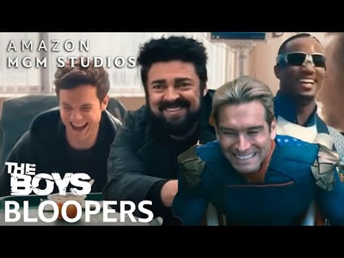 The Boys Cast Can't Keep a Straight Face On Set | Bloopers | Amazon MGM
