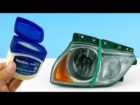 Car Owners Love This Trick! Vaseline Fixes Headlights Like New in Just 1 Minute!