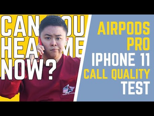 Airpods Pro Phone Call Quality | Better than Airpods?