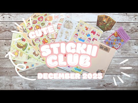 Stickiiclub Spoilers | Cute Pack : December 2025