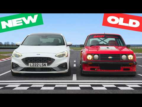 Old Ford vs New Ford: 600hp Escort vs 430hp Focus ST| Track Battle