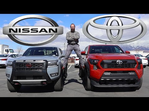 The Nissan Is A No Brainer! (2025 Nissan Frontier PRO-4X vs 2025 Toyota Tacoma TRD Off-Road)