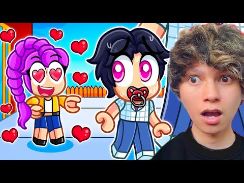 Baby Jinu Has a CRAZY FAN GIRL in Roblox! (KPop Demon Hunters)
