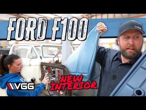 ABANDONED To RESTORED! Rebuilding a Ford F100 | Part 2 -Classic Truck Interior Overhaul!