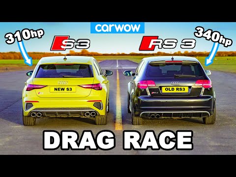 New Audi S3 v Old Audi RS3 - DRAG RACE