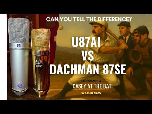 $500 U87 Clone vs the Real Neumann – Voice Over Mic Shootout! Can You Tell the Difference?