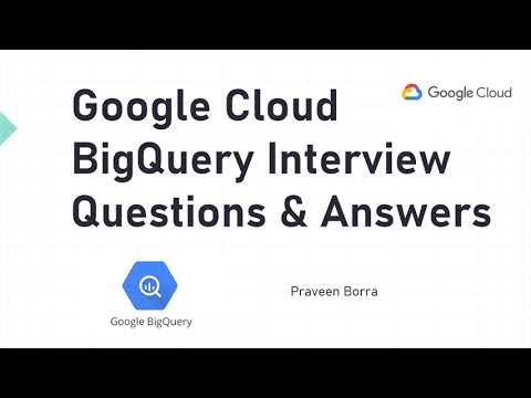 GCP BigQuery Top Interview Questions and Answers | Google Cloud data engineer & developer interview