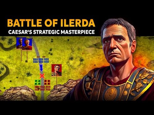 Battle of Ilerda. Caesar's Strategic Masterpiece