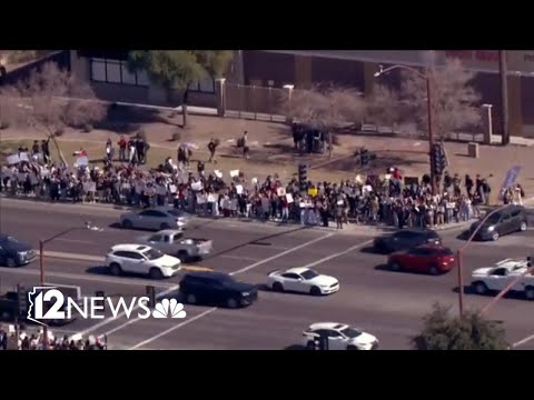 3 teens arrested as anti-ICE protests take place across the Valley