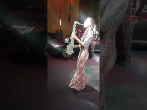 Keterina at the launch of Audi car