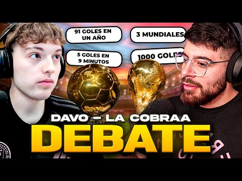 DEBATE CON LA COBRA: MUNDIAL o BALON DE ORO? QUE RECORD ES MAS DIFICIL ROMPER? PREGUNTAS DE FUTBOL