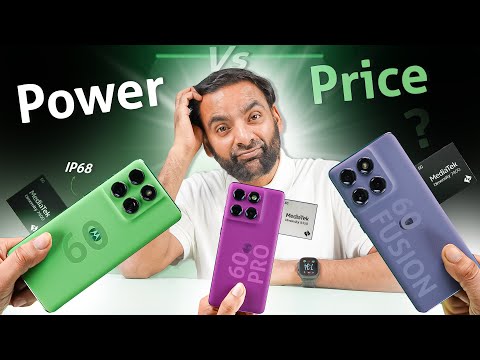 Moto Edge 60 vs Edge 60 Fusion vs Edge 60 Pro | Camera, Battery, Gaming & More !